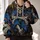 Skull Reaper And Scythe Gothic Art For Halloween And Dark Streetwear Fans All-over Print Hoodie (Lightweight) - 2