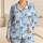 Blue 67 Numbers and Ribbon Bows for Cozy Birthday Mornings and Playful Kids Satin Pajamas Set - 1