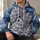 Three Snow Leopard Cubs Cuddling for Cozy Nature Lovers and Relaxed Weekend Adventures All-over Print Hoodie (Lightweight) - 6