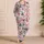 Pink Santa Claus, Christmas Trees And Gingerbread For Cozy Winter Holiday Nights At Home Satin Pajamas Set - 4