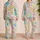 Colorful Easter Eggs And Spring Flowers For A Cheerful Kids' Easter Celebration Satin Pajamas Set - 2