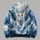 Flying White Wolf with Teal Wings for Outdoor Adventure and Everyday Fantasy Fans All-over Print Hoodie (Lightweight) - 5