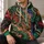 Emerald Dragon And Tropical Flames For Bold Fantasy Streetwear Enthusiasts All-over Print Hoodie (Lightweight) - 6