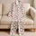 Sweet Cherry Pair Motifs for Sunny Summer Mornings and Cozy Family Getaways Satin Pajamas Set - 5