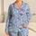 Blue Koala Faces And Pink Hearts For Cozy Family Lounging And Bedtime Satin Pajamas Set - 1