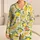 Lemon And Gingham Bow Motifs For Cheerful Summer Lounging And Cozy Home Days For Kids Satin Pajamas Set - 1