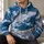 Silver Sailfish and Stormy Ocean Scenes for Coastal Adventure and Sea Lovers All-over Print Hoodie (Lightweight) - 6