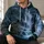 Nighttime Waterfall Valley for Scenic Outdoor Adventures and Nature Lovers All-over Print Hoodie (Lightweight) - 6