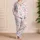 Pastel Ribbon Bows And Sweet Hearts For Cozy Autumn Evenings And Holiday Gifting Satin Pajamas Set - 4