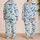 Blue Whales and Seaweed for Cozy Coastal Nights and Little Ocean Lovers at Home Satin Pajamas Set - 2