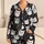 Cute Black, White And Blue Cats For Cozy Lounging And Relaxed Home Days Satin Pajamas Set - 1