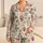 Whimsical French Cat Companions and Rose Bouquets for Cozy, Charming Gift Giving Anytime Satin Pajamas Set - 1