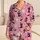 Cute Black Cats, Bats, Ghosts and Crescent Moons for Cozy Halloween Nights for Girls Satin Pajamas Set - 1