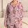 Whimsical Unicorns and Rainbow Stars for Cozy Bedtime Dreams for Girls Satin Pajamas Set - 1