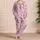 Whimsical Unicorns and Rainbow Stars for Cozy Bedtime Dreams for Girls Satin Pajamas Set - 4