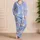 Pastel Cat Hearts and Stars for Cozy Summer Nights and Sweet Gifts for Girls Satin Pajamas Set - 4