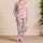 Pink Stripe Bows and Hearts for Cozy Summer Bedtime and Sweet Girls' Dreamy Nights Satin Pajamas Set - 4