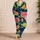 Citrus Slice Motifs for Fresh Summer Lounging and Relaxed Weekend Style Satin Pajamas Set - 4