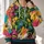 Colorful Leaf Warrior Action Scene for Bold Everyday Adventure and Comic Art Fans All-over Print Hoodie (Lightweight) - 2