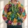 Colorful Leaf Warrior Action Scene for Bold Everyday Adventure and Comic Art Fans All-over Print Hoodie (Lightweight) - 1