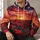 Crimson Tulip Sunset Field for Evening Outings and Bold Nature Lovers Who Love Color All-over Print Hoodie (Lightweight) - 6
