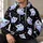 Pastel Ghost Cats and Neon Stars for Whimsical Everyday Wear and Nighttime Outings All-over Print Hoodie (Lightweight) - 6