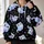 Pastel Ghost Cats and Neon Stars for Whimsical Everyday Wear and Nighttime Outings All-over Print Hoodie (Lightweight) - 2