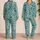 Sea Turtle Palm And Island Geometrics For Tropical Getaways And Coastal Living Satin Pajamas Set - 2