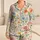Watercolor Wildflower Blooms for Relaxed Coastal Getaways and Everyday Summer Style Satin Pajamas Set - 1