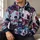 Colorful Gothic Plush Bear Collage for Everyday Streetwear and Creative Casual Outings All-over Print Hoodie (Lightweight) - 6