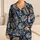 Golden Palm And Monstera Leaves For Relaxed Tropical Vacation Style Satin Pajamas Set - 1