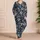 Golden Palm And Monstera Leaves For Relaxed Tropical Vacation Style Satin Pajamas Set - 4