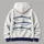 Three Blue Fish Motif for Coastal Casual Days and Relaxed Everyday Style for Men All-over Print Hoodie (Lightweight) - 5