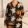 Glowing Jack-O'-Lanterns and Friendly Ghosts for Cozy Halloween Nights Satin Pajamas Set - 1