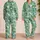 White Crane Lotus Pond Serenity for Relaxed Coastal Getaways and Nature Lovers at Home Satin Pajamas Set - 2