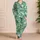 White Crane Lotus Pond Serenity for Relaxed Coastal Getaways and Nature Lovers at Home Satin Pajamas Set - 4