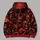 Crimson Skull Collage for Bold Autumn Street Style and Everyday Wear All-over Print Hoodie (Lightweight) - 5