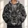 Black Dragon Face With Silver Flames For Bold Everyday Fantasy Style All-over Print Hoodie (Lightweight) - 1