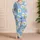 White Daisy and Golden Center Summer Blooms for Beach Days and Relaxed Getaways Satin Pajamas Set - 4