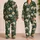 Golden Brown Palm Fronds for Relaxed Tropical Getaways and Easy Coastal Lounging Style Satin Pajamas Set - 2