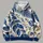 Navy Blue Botanical Florals for Relaxed Weekend Style and Everyday Casual Outings All-over Print Hoodie (Lightweight) - 4