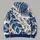 Navy Blue Botanical Florals for Relaxed Weekend Style and Everyday Casual Outings All-over Print Hoodie (Lightweight) - 5