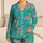 Tropical Skeleton Beach Loungers for Playful Summer Getaways and Poolside Escapes Satin Pajamas Set - 1
