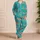 Tropical Skeleton Beach Loungers for Playful Summer Getaways and Poolside Escapes Satin Pajamas Set - 4