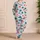 Retro Palm Tree Motifs for Relaxed Tropical Getaways and Sunny Coastal Weekend Style Satin Pajamas Set - 4