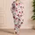 Watercolor Strawberries and Bows for Cozy Summer Mornings and Sweet Gift Giving at Home Satin Pajamas Set - 4