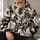 Ivory Koi And Wildflower Motifs For Relaxed Spring Outings And Everyday Casual Wear All-over Print Hoodie (Lightweight) - 6