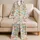 Colorful Dinosaur Sketches for Cozy Bedtime and Relaxed Family Weekends Satin Pajamas Set - 5