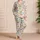 Colorful Dinosaur Sketches for Cozy Bedtime and Relaxed Family Weekends Satin Pajamas Set - 4