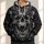 Gothic Skull And Butterfly Motif For Dark Alternative Style And Halloween Nights All-over Print Hoodie (Lightweight) - 1